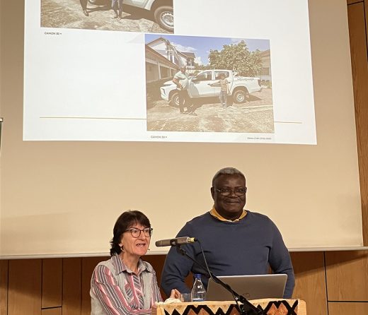 Elfriede Schüle und Abbé Mukuna